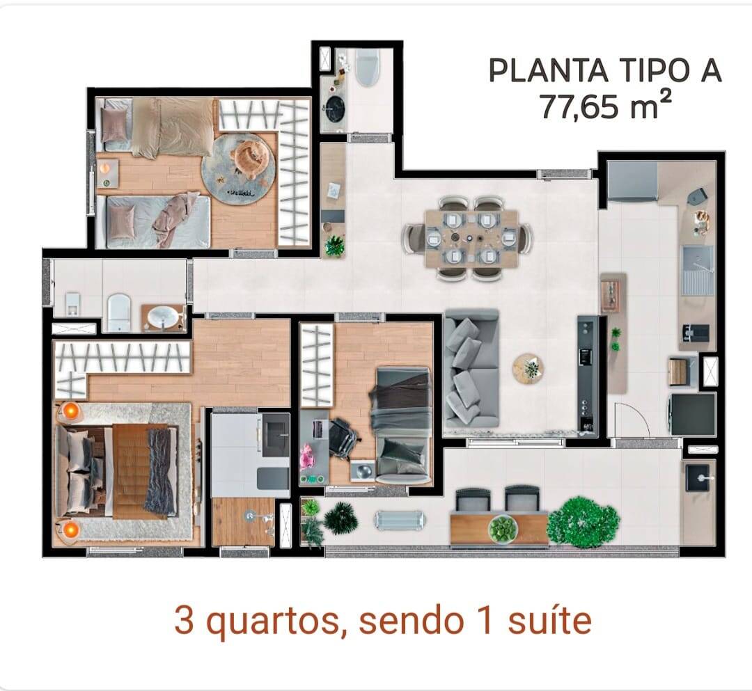 Apartamento, 2 quartos, 66 m² - Foto 11