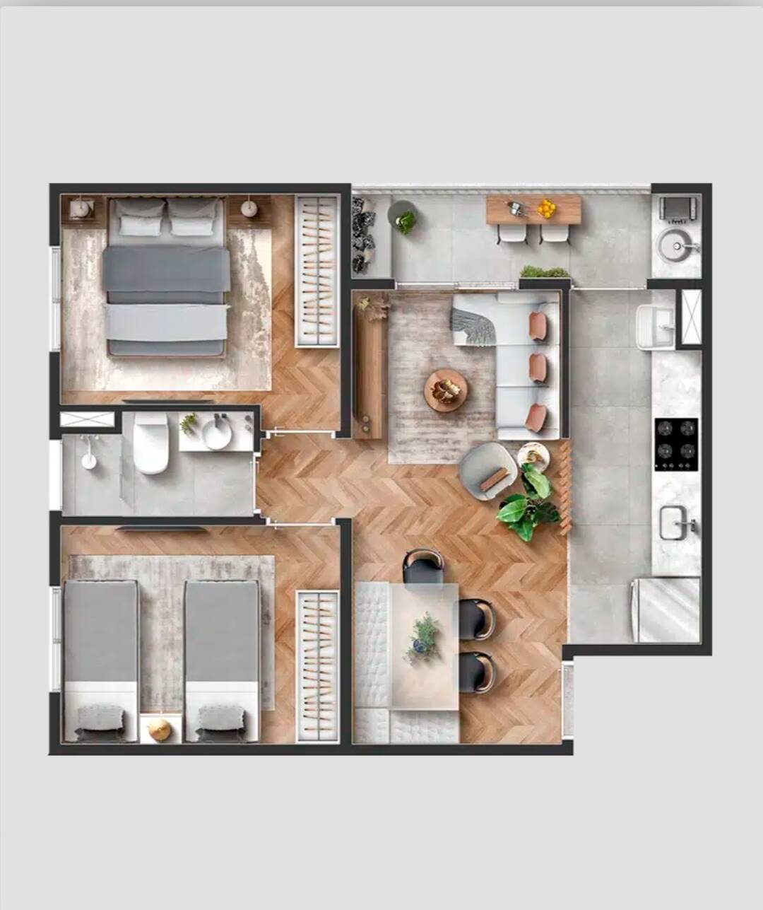 Apartamento, 2 quartos - Foto 68