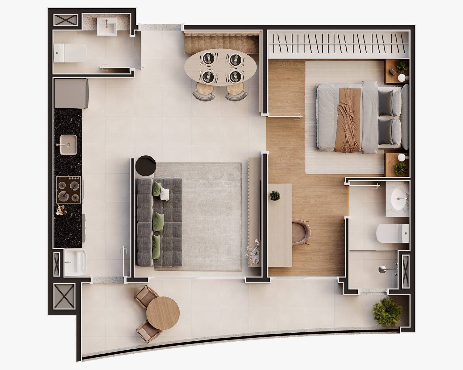 Apartamento, 1 quarto, 50 m² - Foto 23
