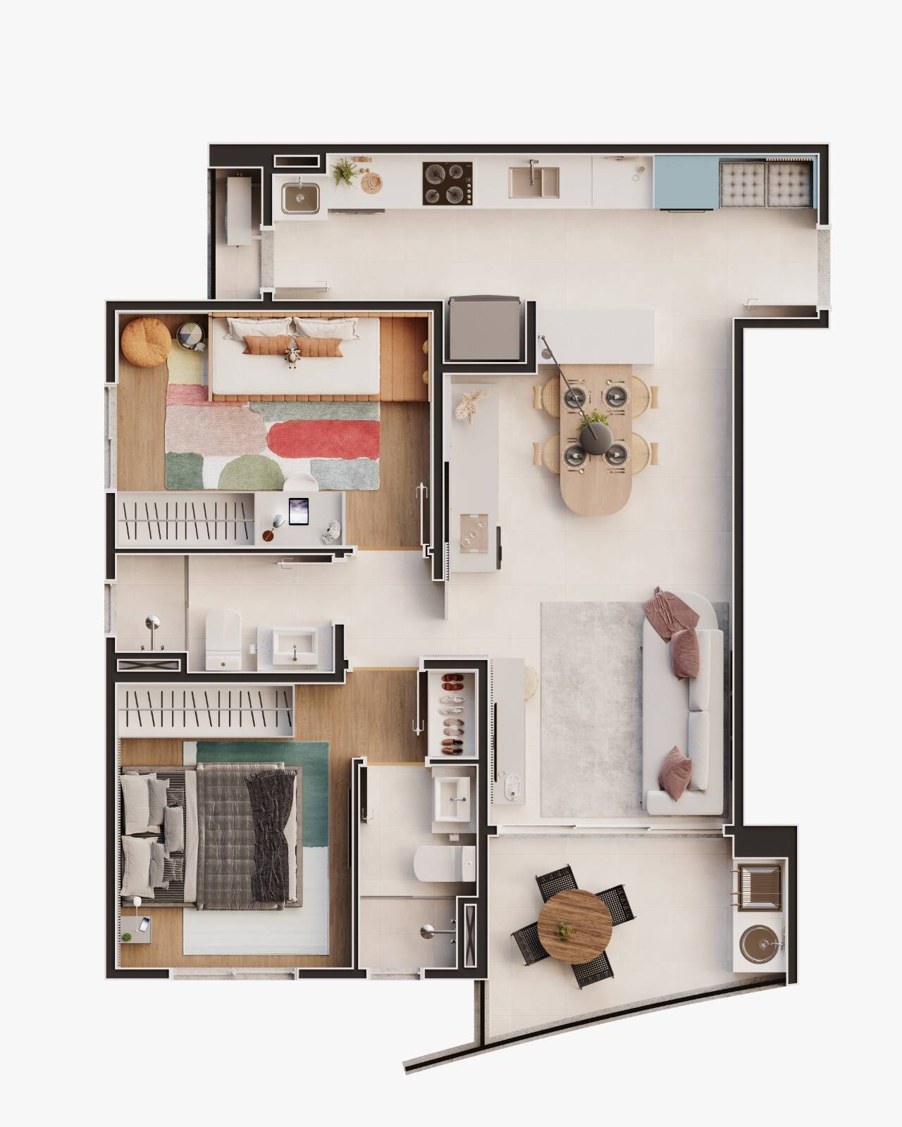 Apartamento, 1 quarto, 50 m² - Foto 24