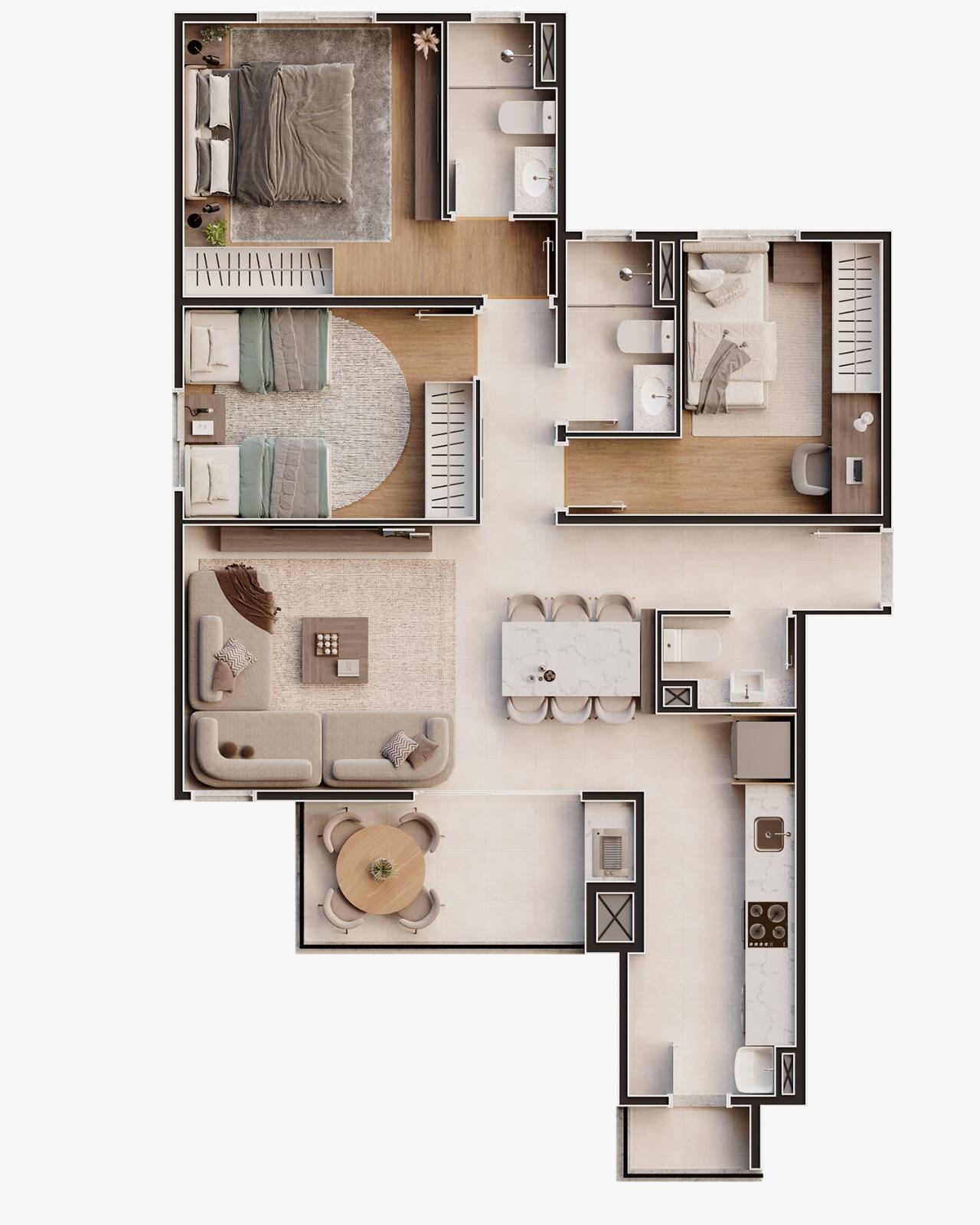 Apartamento, 1 quarto, 50 m² - Foto 26