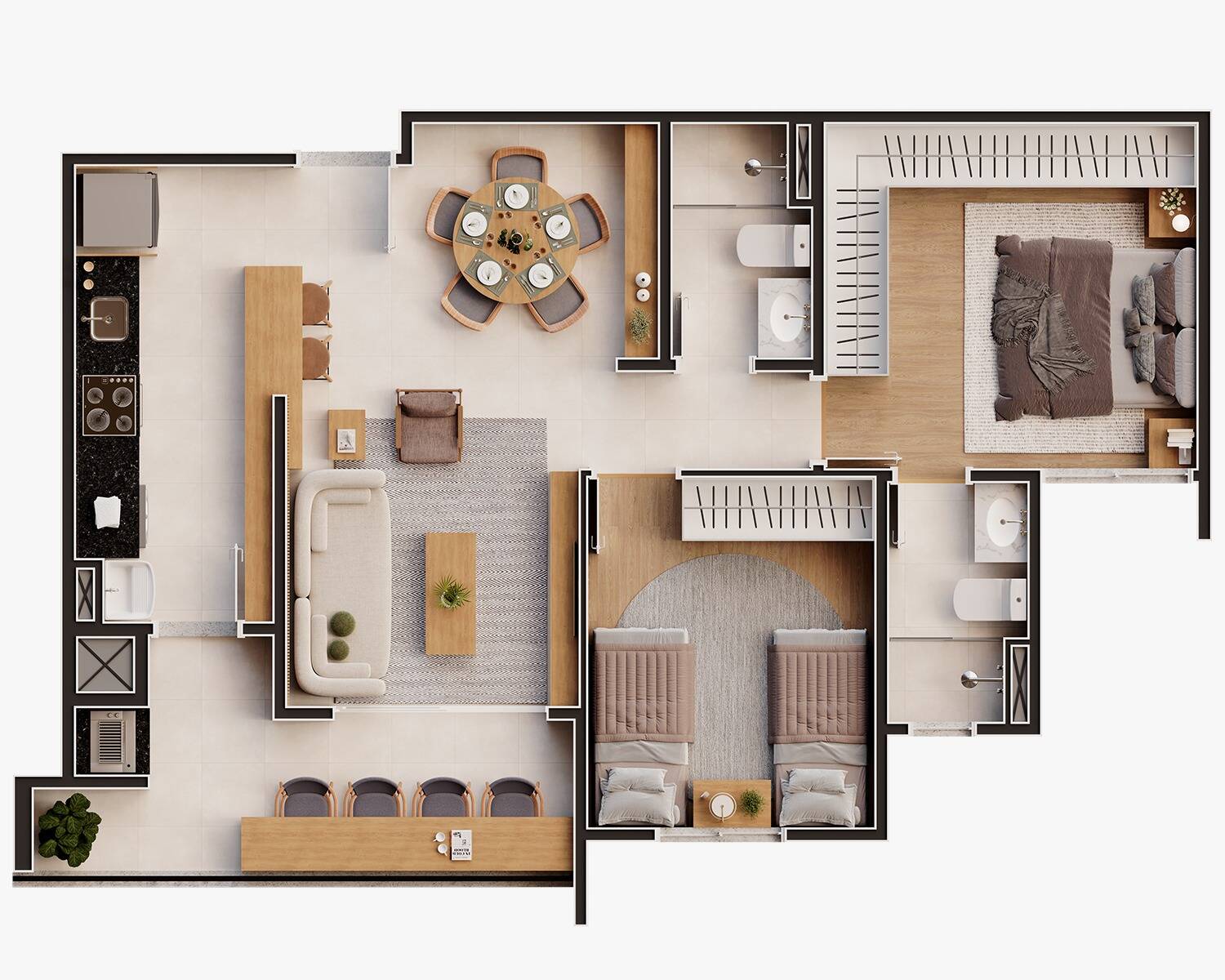 Apartamento, 1 quarto, 50 m² - Foto 25